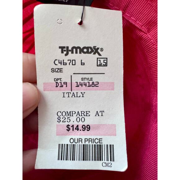 Alessandra Bacci Firenze Pink Wide Brim Sun Hat - Made in Italy - Picture 10 of 11